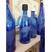 Recycled Glass Handengraved Water Bottles