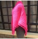 Pink Crochet Poncho