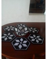 Hexagon Tablemart floral