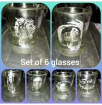set of  6 shot glasses
