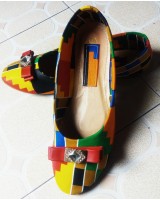 Kente Doll shoes