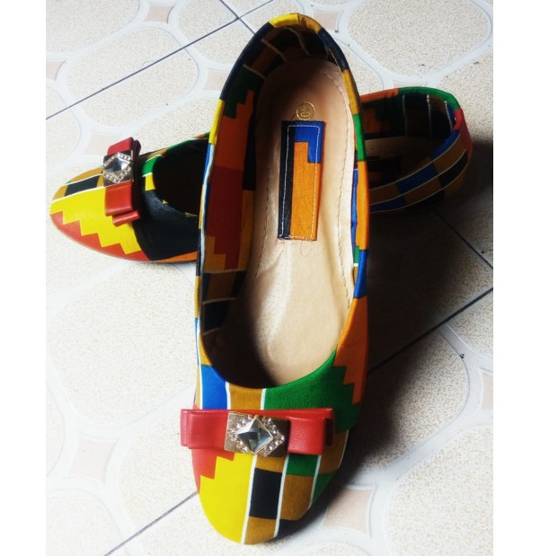 Kente Doll shoes