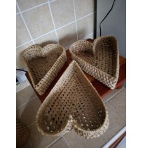 Set of 3 Wooven Decor Baskets