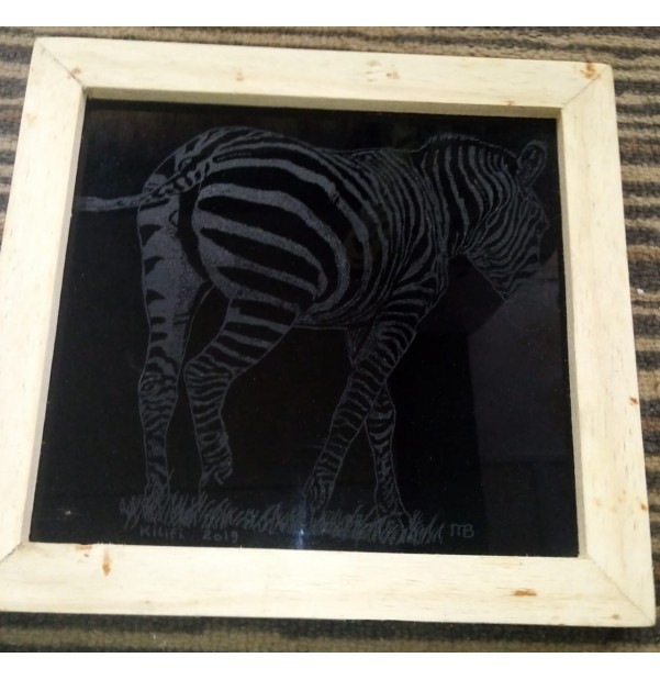 Framed Zebra