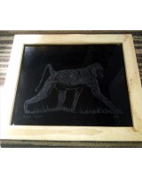 Framed baboon 