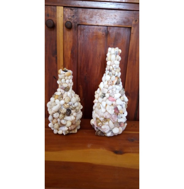 Seashells Decor Bottles