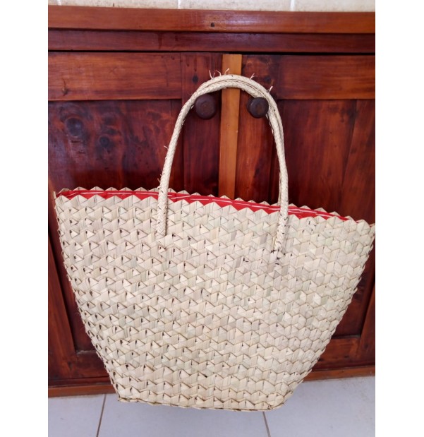 Straw Shopping Basket