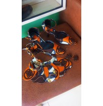 Set of Ankara shoes,earrings,neckpiece and bangles
